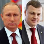 Президент Владимир Путин поздравил губернатора Александра Никитина и тамбовчан с Днём защитника Отечества