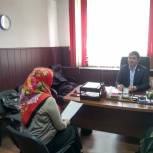Депутат Народного собрания Республики Ингушетия Батыр Хамхоев провёл приём граждан в городском совете г. Карабулак