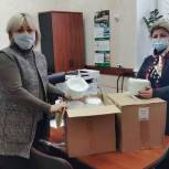 Сасовскому ковид-госпиталю передали посуду для пациентов