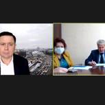 Сергей Кривоносов провел онлайн-совещание с главой Отрадненского района Краснодарского края Андреем Волненко
