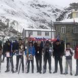 «Единая Россия» в Дагестане организовала районный чемпионат по лыжным гонкам