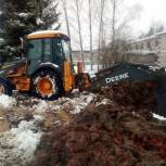 Сергей Мазалов помог в ликвидации аварии на водопроводе