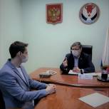 Андрей Исаев встретился с региональным координатором акции взаимопомощи «Мы Вместе!»