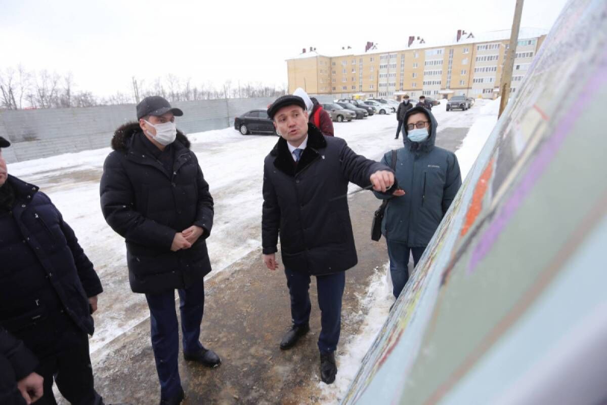 Артём Здунов осмотрел новый дом в Рузаевке, построенный по программе  переселения из аварийного фонда