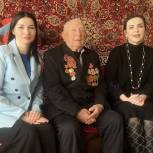 Депутаты-единороссы посетили ветерана ВОВ Юрия Петрухина в преддверии Дня защитника Отечества
