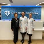 Людмила Стебенкова посетила открывшуюся после капремонта поликлинику в районе Марьино