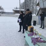 Ленинская Искра провела межмуниципальный турнир по хоккею с шайбой