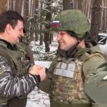 Единороссы встретились со смоленскими бойцами 144-й гвардейской Ельнинской дивизии, которые героически бьются под Кременной