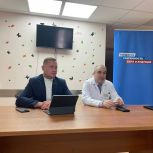 Михаил Ждан продолжает отчитываться о своей депутатской деятельности перед жителями Пушкинского