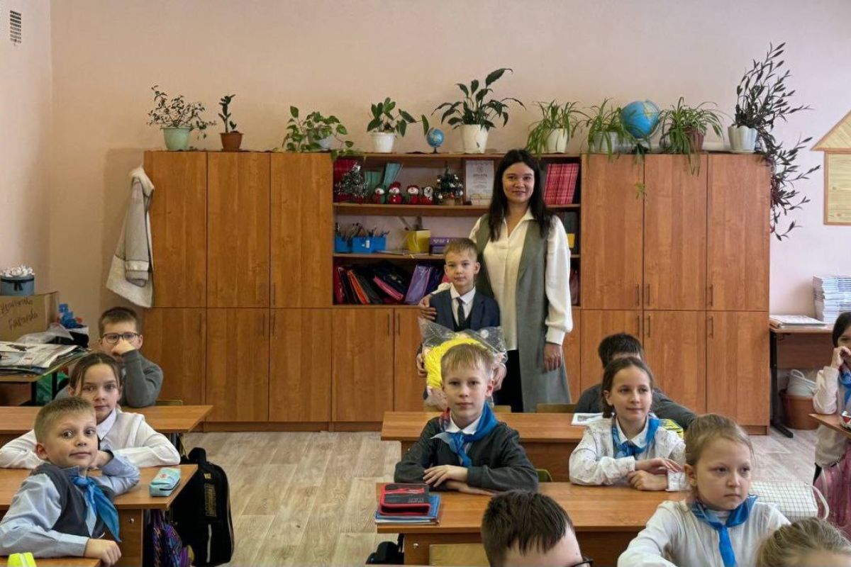 В Спасской средней школе прошел первый «Урок Доброты» в этом году