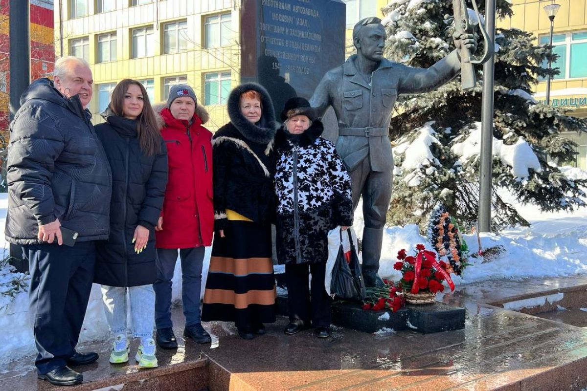 В районе Печатники прошла мемориально-патронатная акция, приуроченная ко Дню защитника Отечества