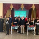 В школе Севастополя «Единая Россия» открыла две Парты Героя
