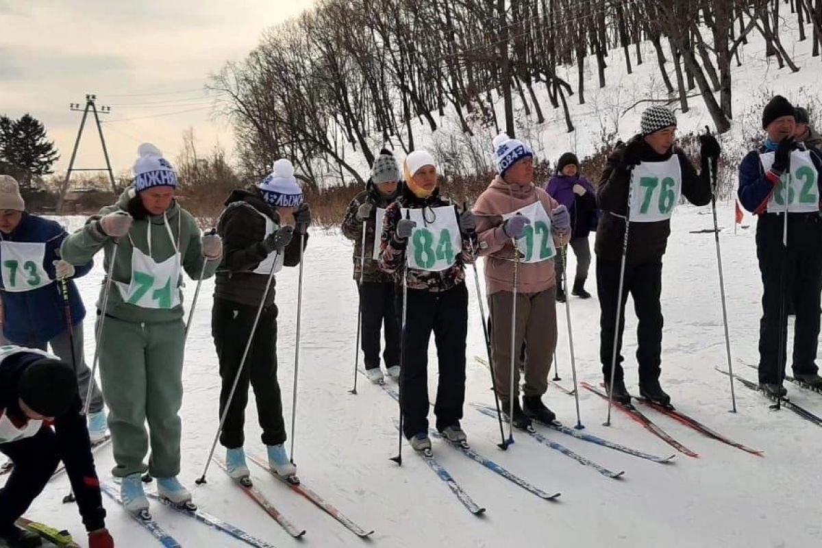 На «Лыжню России» человек вышло в Усть-Таркском районе - Знамя труда