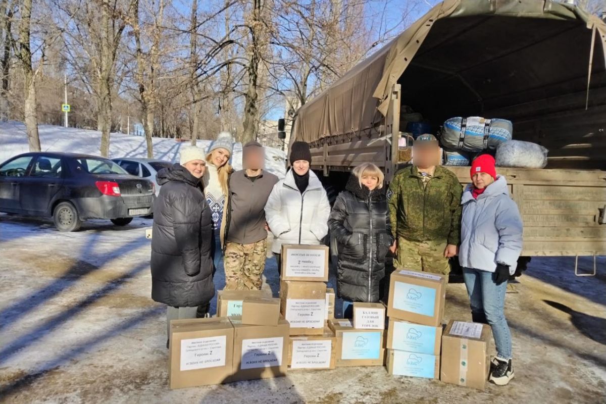 Активисты партии вместе с волонтерами передали гуманитарную помощь в зону  СВО