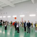 В ДК «Новосинеглазово» прошло торжественное открытие обновлённого зала для игровых видов спорта