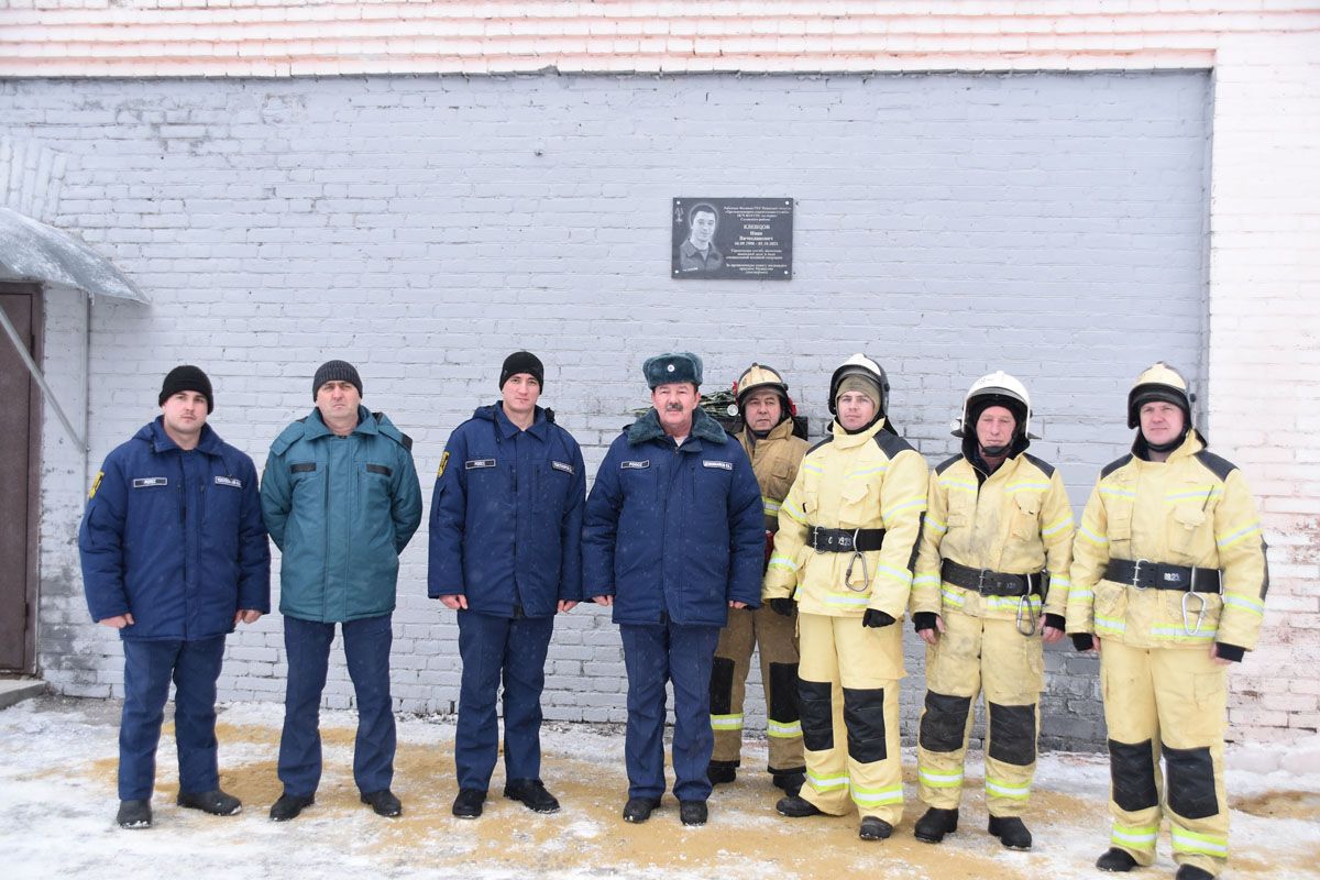 В Сасовском муниципальном округе открыли памятную доску Ивану Клевцову