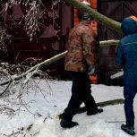 Местные жители, депутаты и волонтеры присоединились к устранению последствий непогоды в Усть-Донецком районе