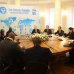 Дмитрий Медведев провёл двустороннюю встречу с Президентом Центральноафриканской Республики Фостеном Арканжем Туадера