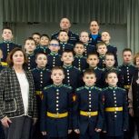 Ставропольские кадеты-первокурсники принимали поздравления