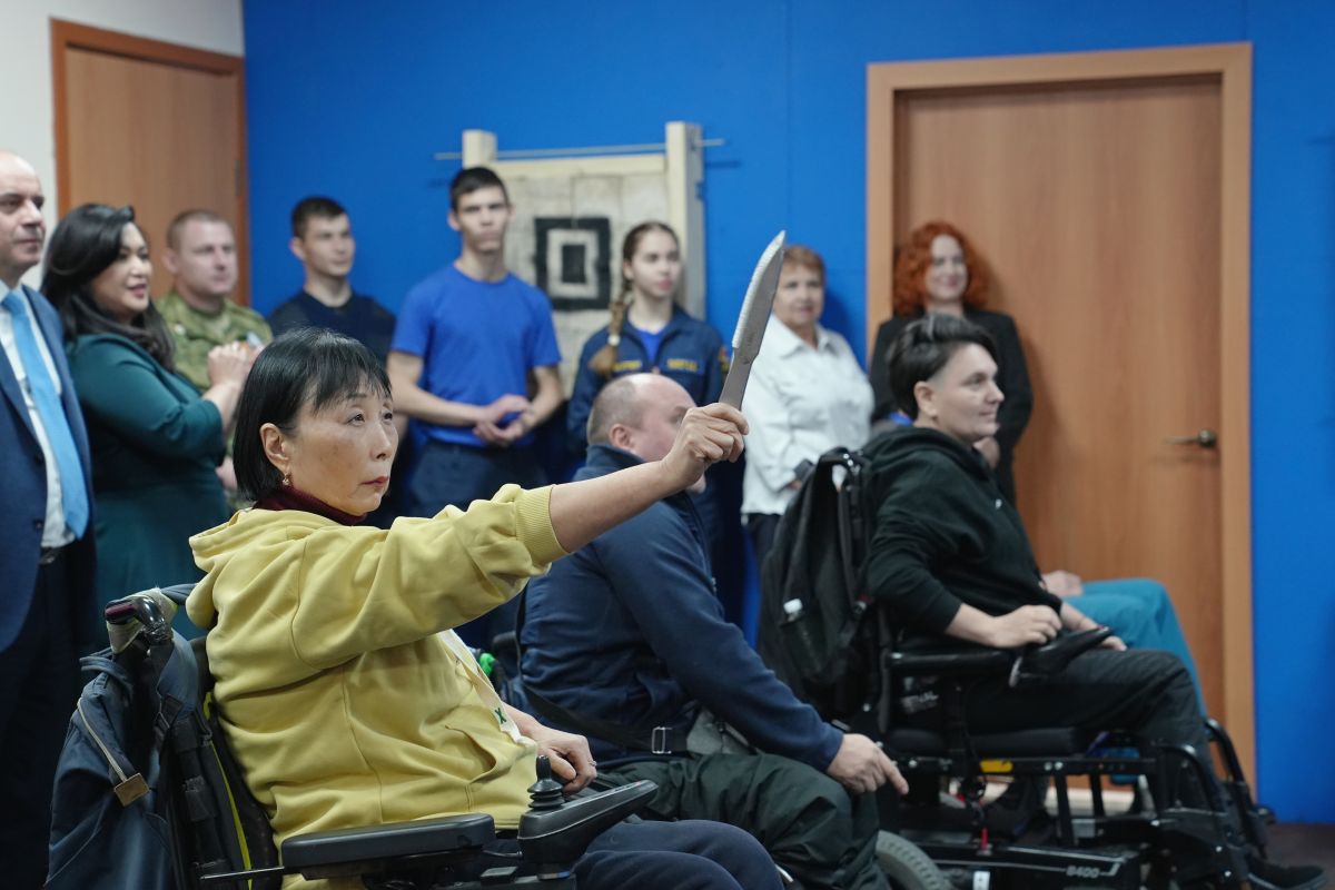 Центр по метанию ножей для людей с нарушением работы опорно-двигательного аппарата открылся в Хабаровске