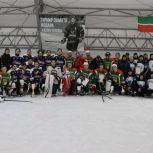 В Дрожжановском районе прошел турнир по хоккею с шайбой