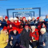 Секретари первичных отделений «Единой России» организовали флешмоб на льду Байкала