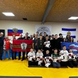 К Дню защитника Отечества сторонники партии «Единая Россия» города Москвы провели в Херсонской области турнир по русским шашкам