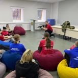 Занятие по начальной военной подготовке состоялось на базе Центра подготовки волонтеров гуманитарных миссий