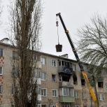 В Кирсанове восстанавливают пострадавший от взрыва газа дом