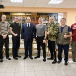 Ростислав Гольдштейн навестил защитников Отечества в республиканском социально-реабилитационном центре "Максаковка"