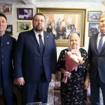 Сергей Демидов навестил труженицу тыла