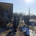 Гуманитарный груз доставлен в зону специальной военной операции