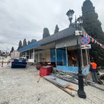В Алупке по Народной программе продолжают реконструкцию исторической части города