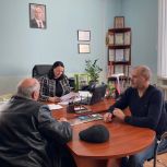 Глава Верхнесадовского муниципального округа Елена Кравцова провела прием граждан