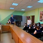 Андрей Тихонов провел киноурок для тульских школьников