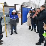 Виталий Хоценко сообщил, что в Большереченский район пришел газ