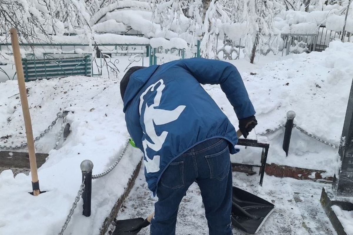 В Ковдоре «Единая Россия» поддержала акцию «Снежная вахта»