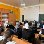 Депутат Народного Собрания Дагестана Джамалудин Нажмудинов провёл патриотический урок для школьников Гергебиля