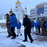 Молодогвардейцы провели акцию "Свеча памяти"  в преддверии Дня памяти воинов-интернационалистов