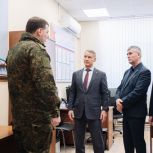 Депутаты-единороссы Рязанской областной Думы посетили пункт отбора на военную службу по контракту