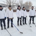 В Хайбуллинском районе состоялся хоккейный турнир