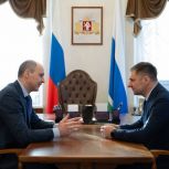 Денис Паслер встретился с ректором УрФУ Ильей Обабковым