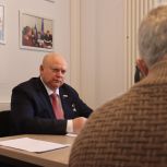 Андрей Красов: В приоритете – рассмотрение вопросов и помощь участникам СВО и членам их семей