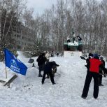 «Снежный десант» высадился в Амурском районе
