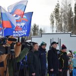 Денис Паслер открыл лыжероллерную трассу в Красноуральске
