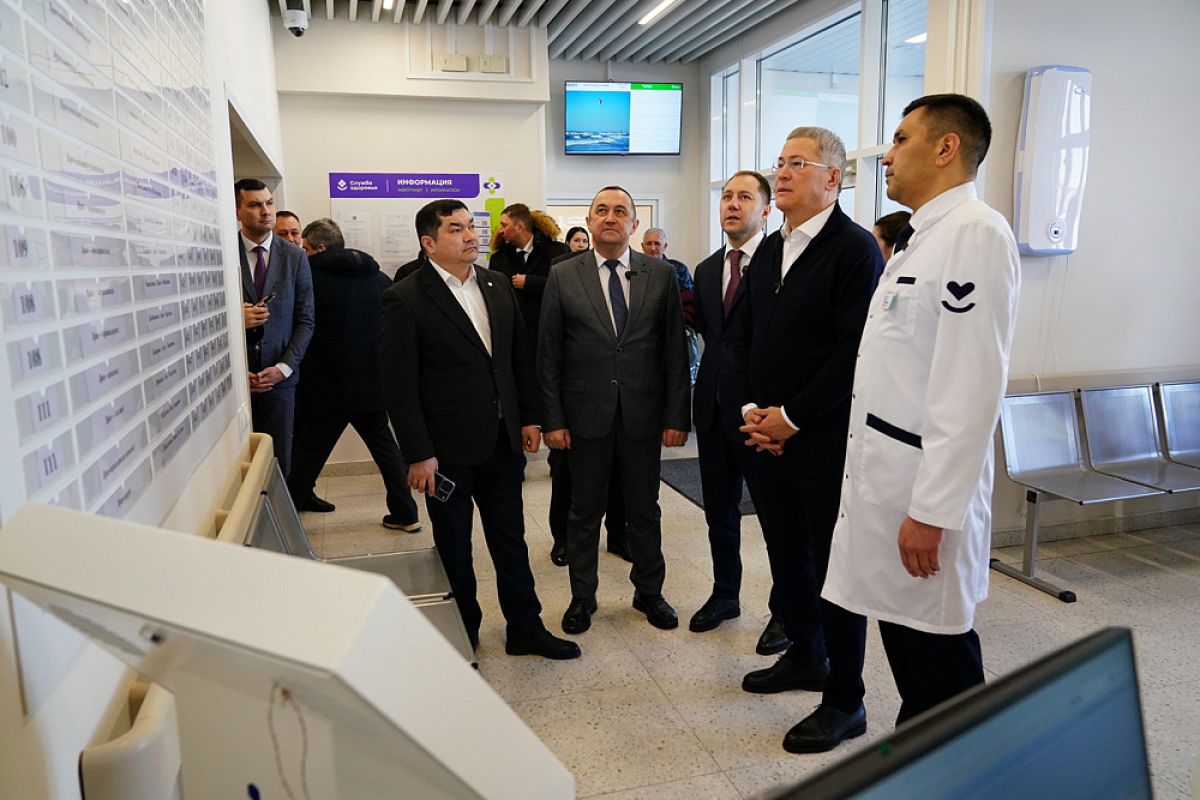 В Учалинском районе Башкортостана по народной программе «Единой России» открылась новая детская поликлиника
