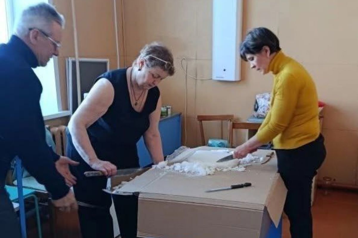 Неравнодушные жители села Полтавка присоединились к акции «Окопная свеча»