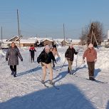 В Верхнетоемском округе активных жителей собрала «Лыжня России — 2026»