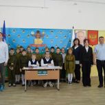 В посёлке Калино Пермского края «Единая Россия» открыла Парту Героя в честь ветерана боевых действий на Северном Кавказе