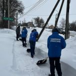 Активисты «Единой России» и «Молодой Гвардии» очищают территории от снега в муниципалитетах